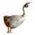 Art Deco Garden Statue Ornament in the Form of a Bronze Goose Sculpture with Verdigris Patina For Sale