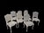 Louis XV Style Cane Back Dining Chairs with Slip Seats - Set of 8 For Sale - Image 4 of 11