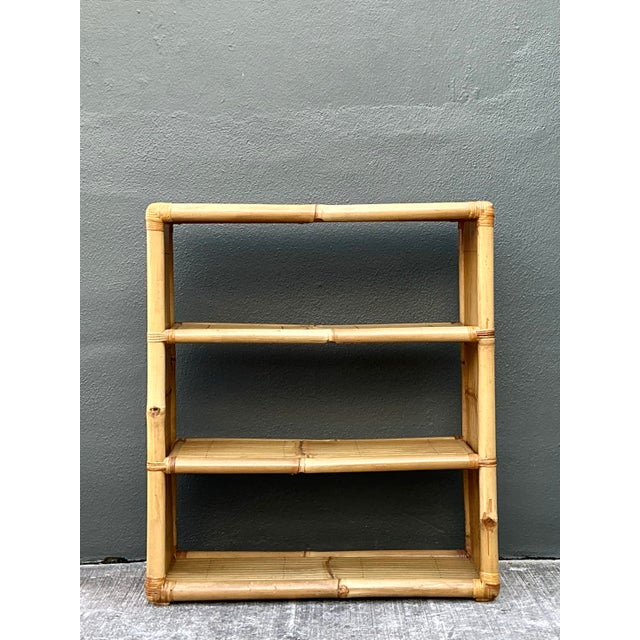 Vintage Bamboo Low Etagere For Sale - Image 12 of 12