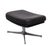 1970s Black Leather Ottoman from Walter Knoll, Germany, 1970s For Sale - Image 5 of 9