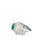 6.63 Carat Emerald and Diamond Cluster Ring, Size-6.5 For Sale - Image 4 of 9