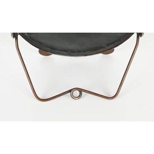 Italian Art Deco Adjustable Copper Table Mirror, Italy, 1930s For Sale - Image 14 of 18