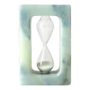 Italian Alabaster Marble Hourglass Timer