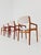 Danish Teak Dining Armchairs from VS Vamdrup Stolefabrik 1960s, Set of 4 For Sale - Image 6 of 18