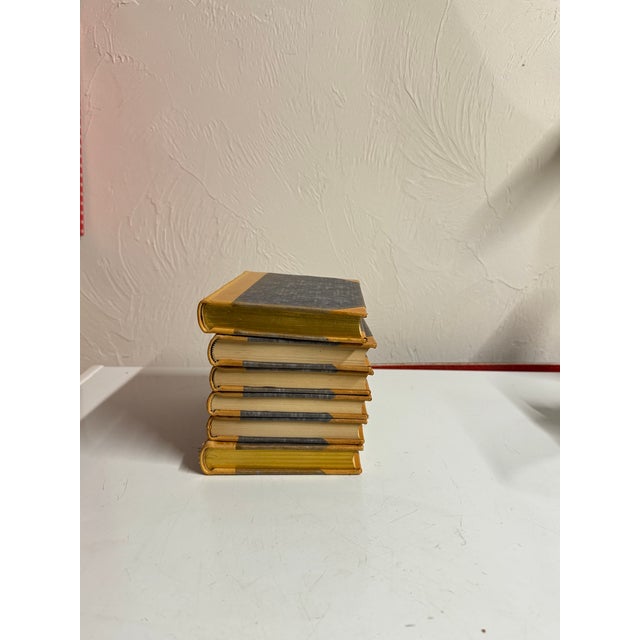 Animal Skin Set of 6 Vintage Books For Sale - Image 7 of 8