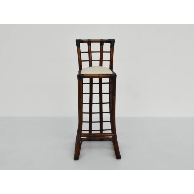 Brasilia Bar Stools by Tobia & Afra Scarpa, Set of 3 For Sale - Image 4 of 10