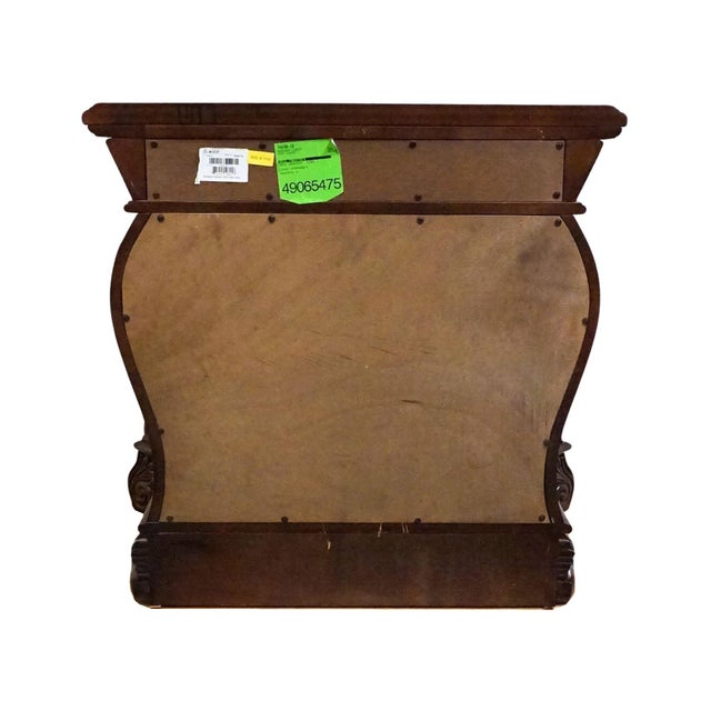 Aico Michael Amini Romanza Collection Old World Baroque 38" Bombe Nightstand - Deep Claret Finish 74040-56 For Sale - Image 12 of 15
