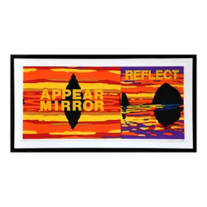 Les Levine, Appear Mirror Reflect, Silkscreen