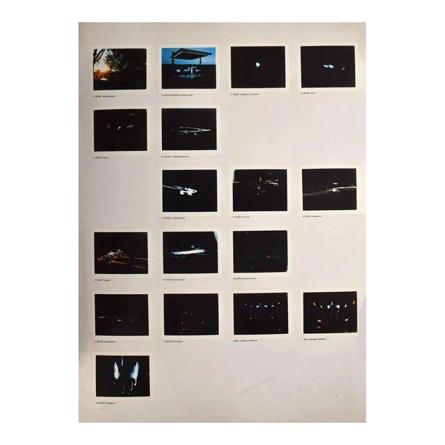 Mario Schifano, Night Driver, Lithograph, 1970s For Sale