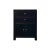 Chinese Oriental Distressed Black 2 Drawers End Table Nightstand For Sale In San Francisco - Image 6 of 6