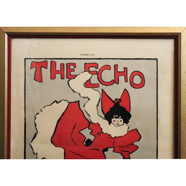 Date: 1920's Size: 21.75 x 18 inches (interior), 24 x 18.25 inches (exterior) Artist: Unknown About The Poster: The Echo...