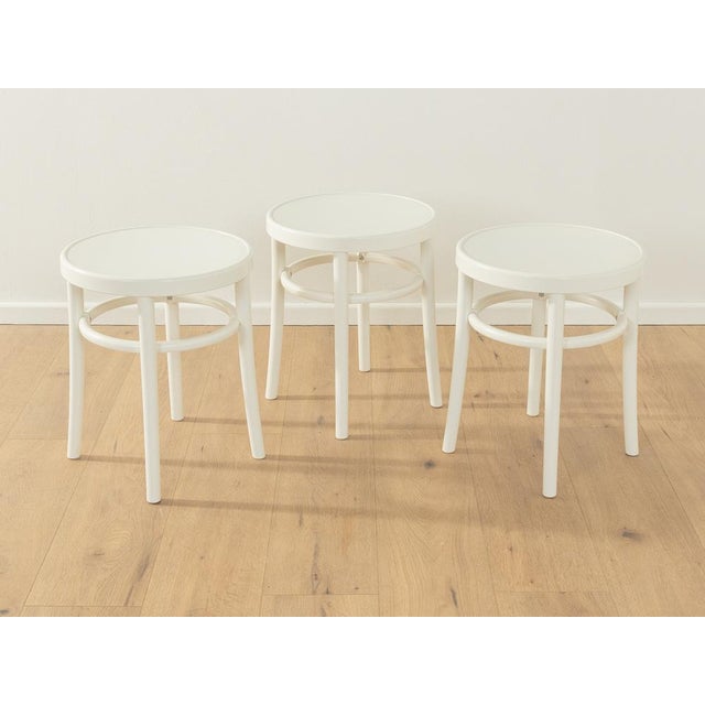 Mid-Century Modern Öglan Stools by Gillis Lundgren for Ikea, Set of 3 For Sale - Image 3 of 12