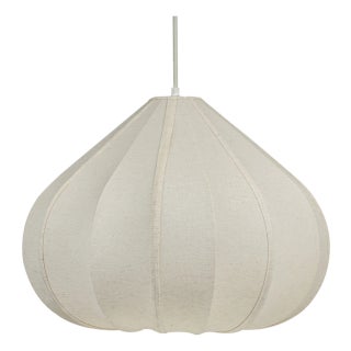 Zubeda Cotton Teardrop Pendant Lamp, Large For Sale