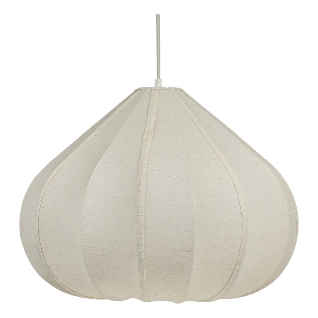Zubeda Cotton Teardrop Pendant Lamp, Large For Sale