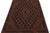 Traditional Rug & Kilim’s Mashwani Afghan Tribal Rug in Burgundy With Diamond Patterns For Sale - Image 3 of 6