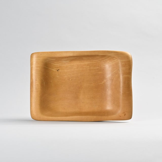 Carved Wooden Dish by Alexander Noll, 1950s For Sale - Image 6 of 12