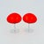 Late 20th Century Mid-Century Red Acrylic Glass Swivel Eros Lounge Chair by Philippe Starck for Kartell, Italy, 1990s For Sale - Image 5 of 16