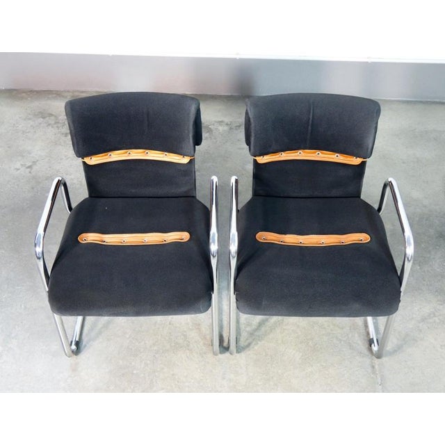 Chairs by G. Faleschini for Mariani, Set of 2 For Sale - Image 6 of 9