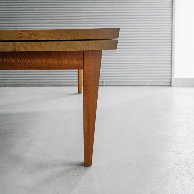 1990s Giorgio Collection Tamo Ash Expandable Dining Table For Sale - Image 9 of 14
