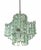 Metal Vintage Murano Chandelier attributed to Fontana Arte, 1960s For Sale - Image 7 of 8