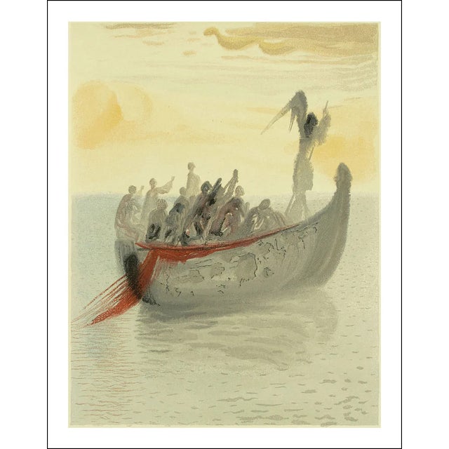 Artist: Salvador Dali Country: Spain Title: Purgatory 2 – The ship of soul Medium: Woodcut Marks: Not signed not numbered...