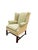 Vintage Hickory Chair Chippendale Wingback Chair | Historic James River Plantations Collection For Sale - Image 11 of 18