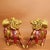Bronze Late 19th Century Pair of Cloisonné Enamel Qilin Statues, Gilt Bronze Figures, 2.64kg For Sale - Image 8 of 9