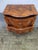 A very beautiful, inlaid, two-drawer chest of drawers, veneered in walnut, with box locks and two keys, carefully restored...