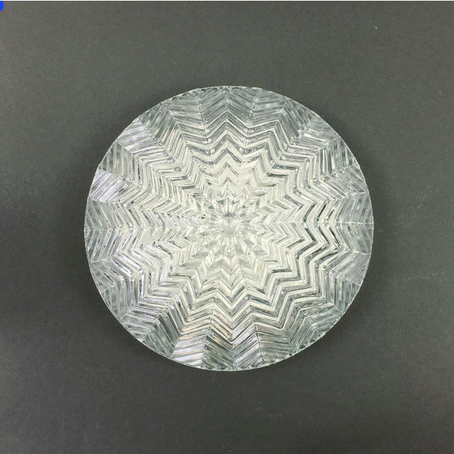 Stunning transparent glass wall light/sconce from limburg, germany's leading glasswork, renowned for its premium and...