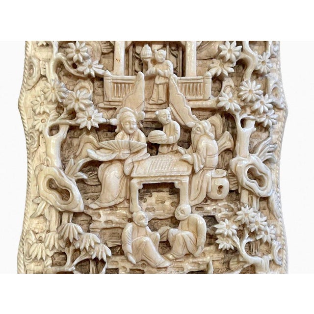 19th Century Chinese Card Holder Decor For Sale - Image 4 of 13