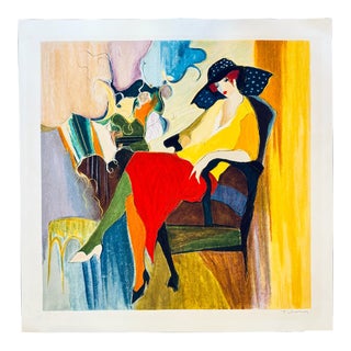 1980s Itzchak Tarkay "Springtime" Art For Sale