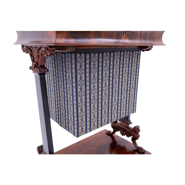 Biedermeier Sewing Table, Northern Europe, 1850s For Sale - Image 13 of 16