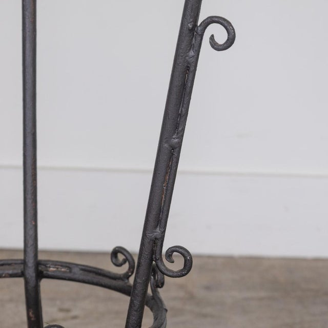1920s Spanish Wrought Iron and Glass Center Table For Sale - Image 11 of 14