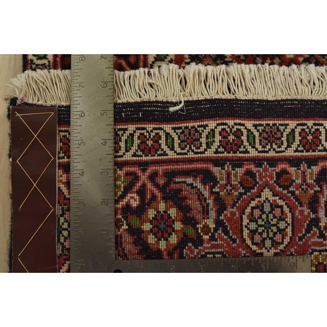 Fine Bidjar Runner 2’8” X 9’9” Red Wool Vintage Traditional Hand-Knotted Rug For Sale - Image 12 of 12