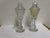 Traditional Vintage 5.25” Heavy Hand-Cut Lead Crystal Salt & Pepper Shakers- A Pair For Sale - Image 3 of 8