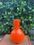 Orange Vintage Atomic Orange Art Pottery Vase by Cherokee Pottery, 1983 For Sale - Image 8 of 11