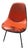 Vintage Herman Miller Fiberglass Shell DSX Side Chair by Summit With Original Orange Upholstery For Sale