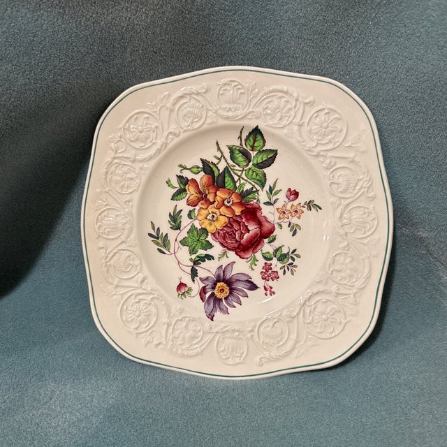 Mediterranean Wedgwood Patrician Salad Plates For Sale - Image 3 of 8
