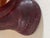 Hand-poured resin in amber with ruby legs. Dual maker’s marks—“Gaetano Pesce” on one foot, “Fish Design” on the...