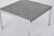 Silver Vintage German Steel and Aluminum Coffee Table, 1960s For Sale - Image 8 of 9