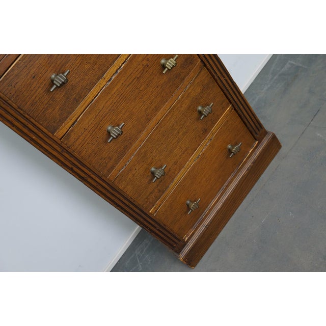 Dutch Oak Apothecary Cabinet, Mid-20th Century For Sale - Image 16 of 18