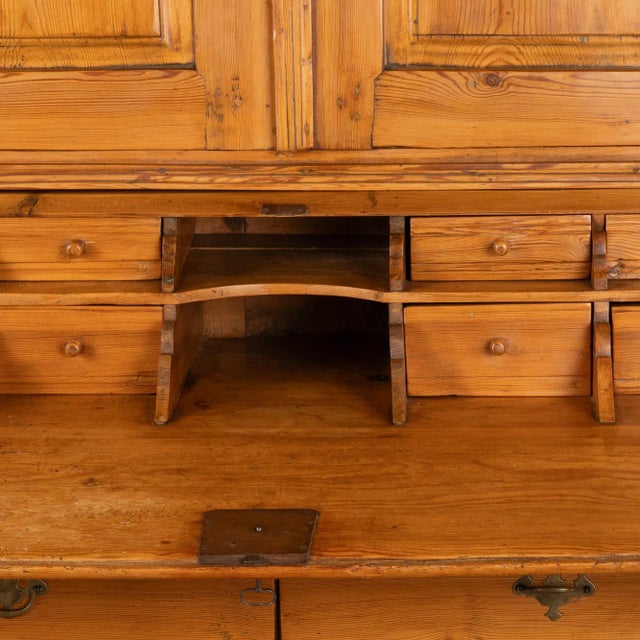 Brown Swedish Pine Secretary, Circa 1820-40 For Sale - Image 8 of 12