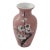 Vintage Pink Pottery Vase For Sale