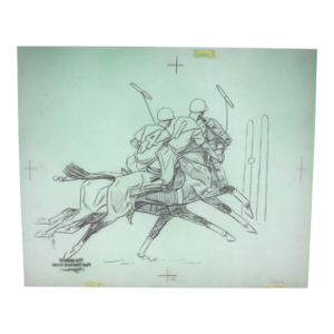 Paul Brown Polo Pencil on Acetate Drawing 5