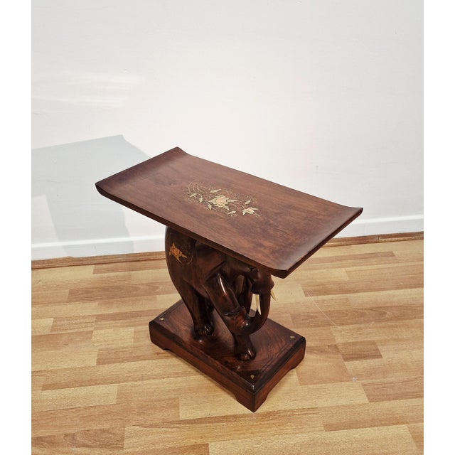 1940s Southeast Asian Style Coffee Table in Teak, 1940s For Sale - Image 5 of 17
