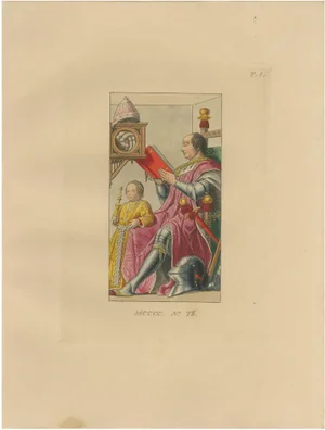 Frédéric Duc Durbin in Ceremony, 1845, Paper