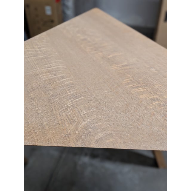 Late 20th Century Late 20th Century Attributed to William Earle Modern Geometric Sculptural Console Table For Sale - Image 5 of 10