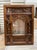 Indian Vintage Indian Hand-Carved Teak Architectural Shutter Mirror, 32" For Sale - Image 3 of 18