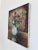 1960s Vintage Original Flower Oil Painting, Floral Still Life Wall Art For Sale - Image 5 of 11
