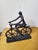 Mid-Century Modern 1980s Metal Brutalist Sculpture of Endurance For Sale - Image 3 of 11